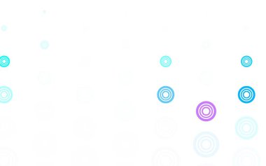 Açık mavi, köpüklü yeşil vektör arkaplan. Bulanık dekoratif tasarım baloncuklu soyut tarzda. İş ilanınız için tasarım.