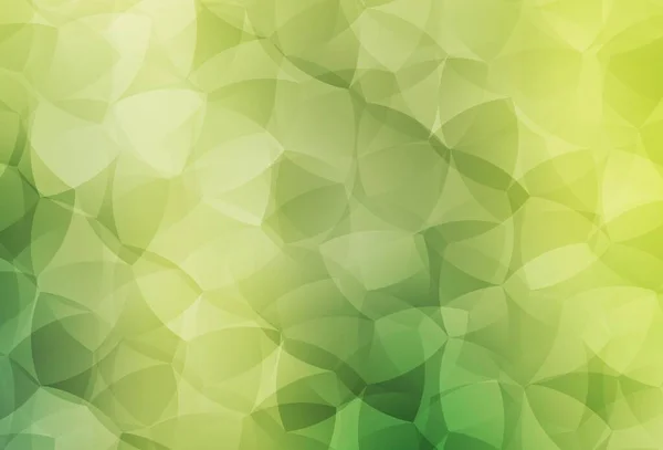 Světle Zelená Žlutý Vektorový Mnohoúhelník Abstraktní Pozadí Kreativní Geometrická Ilustrace — Stockový vektor