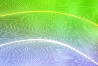 Açık pembe, ince çizgili yeşil vektör deseni. Kavisli çizgilerden oluşan parlak bir illüstrasyon. Fikirlerin için bir örnek..