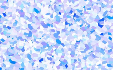 Altıgen şekilde hafif BLUE vektör şablonu. Renkli altıgenli soyut illüstrasyon. Marka kitabınız için yeni şablon.