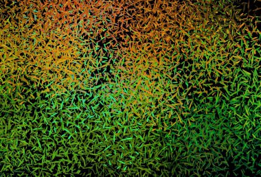 Koyu yeşil, sarı vektör arkaplan ve düz çizgiler. Çizgilerle modern geometrik soyut çizim. Reklam, kitapçıklar, broşürler için desen.