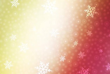 Koyu renkli vektör dokusu doğum günü tarzında. Noel topları ve yıldızlarla parlayan illüstrasyon. Kitapçıklar, eğitim broşürleri.