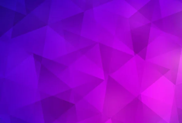 Світло Фіолетовий Рожевий Вектор Абстрактний Багатокутний Шаблон Творча Ілюстрація Стилі — стоковий вектор