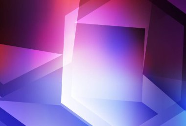 Açık mavi, kırmızı vektör soyut çokgen arkaplan. Çokgen soyut çizim ve gradyan. Cep telefonunun arka planının şablonu.