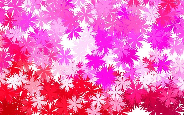 Roxo Claro Padrão Doodle Vetor Rosa Com Flores Flores Com — Vetor de Stock