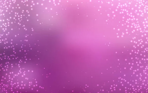 明るいピンクのベクトルの背景と天文学的な星 グラデーションでぼやけた抽象的な背景をした宇宙の星 未来的な広告 小冊子のパターン — ストックベクタ