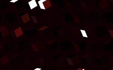 Eşkenar dörtgenli koyu kırmızı vektör arkaplanı. Soyut stil ve dikdörtgenlerle dekoratif tasarım. Web siteleri için şablon kullanılabilir.