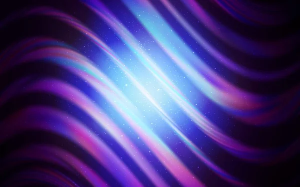 Dark Pink Modré Vektorové Pozadí Astronomickými Hvězdami Moderní Abstraktní Ilustrace — Stockový vektor
