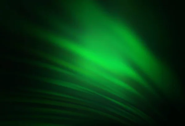 Темно Зелений Вектор Розмиває Світлий Абстрактний Фон Нова Кольорова Ілюстрація — стоковий вектор