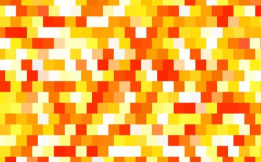 Açık Kırmızı, Sarı vektör arkaplanı çokgen biçiminde. Dikdörtgenli soyut gradyan çizimi. Reklamınız, posteriniz, afişiniz için en iyi tasarım.