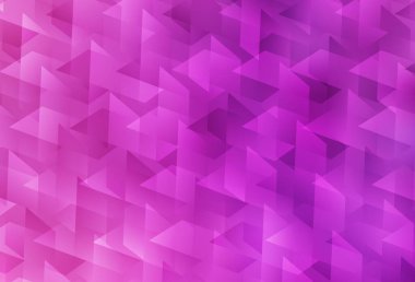 Açık Pembe vektör arkaplanı çokgen biçiminde. Dikdörtgenli soyut gradyan çizimi. İş ilanınız için akıllı tasarım.
