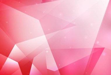 Üçgen biçiminde açık kırmızı vektör dokusu. Soyut arkaplanda renkli eğimli üçgenler. İşiniz için en iyi akıllı tasarım.