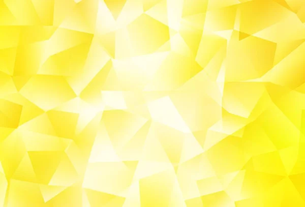 Luz Amarillo Vector Polígono Abstracto Telón Fondo Ilustración Abstracta Moderna — Vector de stock