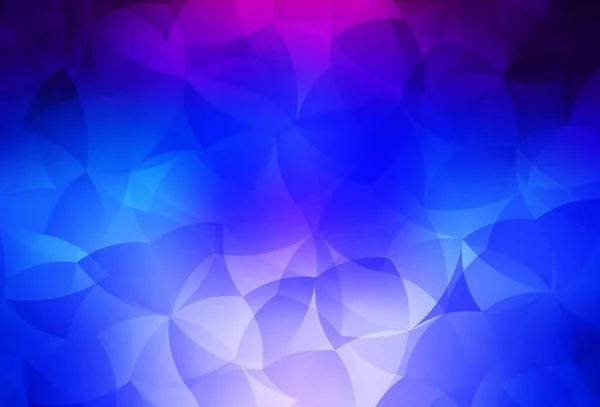Mörk Rosa Blå Vektor Lysande Triangulär Bakgrund Elegant Ljus Polygonal — Stock vektor