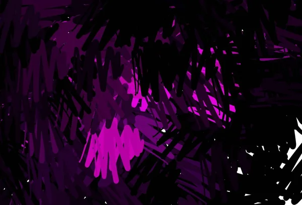 Dark Purple Vector Layout Flat Lines Shining Colored Illustration Sharp — Stock Vector
