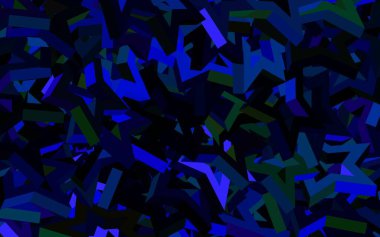 Koyu turuncu vektör arkaplanı, çizgiler, üçgenler. Üçgenli soyut gradyan çizimi. İniş sayfası için modern şablon.