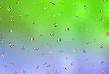 Açık pembe, Noel tarzında yeşil vektör deseni. Renkli Noel şeyleri ile soyut gradyan çizimi. Üniversitenin tanıtımı için akıllı tasarım.