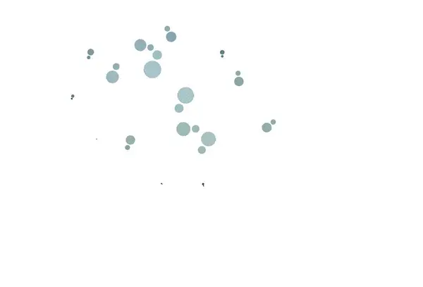 Templat Vektor Hijau Muda Dengan Lingkaran Ilustrasi Dengan Sekumpulan Lingkaran - Stok Vektor