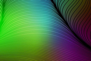 Açık Pembe, yeşil çizgili vektör arkaplan. Basit bir şekilde yepyeni renkli bir tasvir. Cep telefonu ekranları için arkaplan.