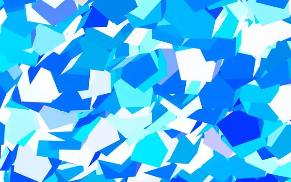 Light Blue Vector Background Hexagons Design Abstract Style Hexagons Design — Stock Vector