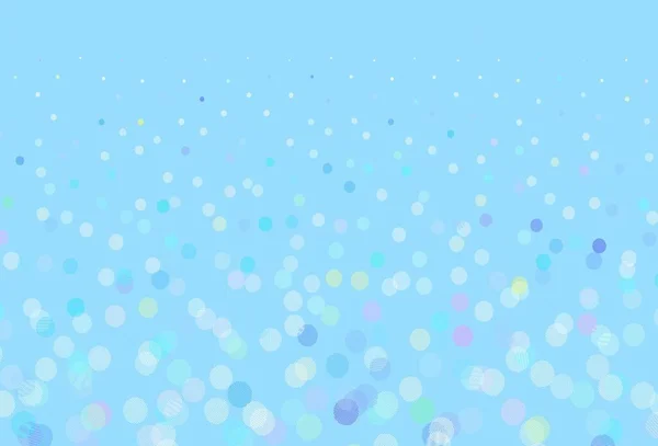 Светлый Многоцветный Векторный Рисунок Сферами Размытые Пузыри Абстрактном Фоне Красочным — стоковый вектор