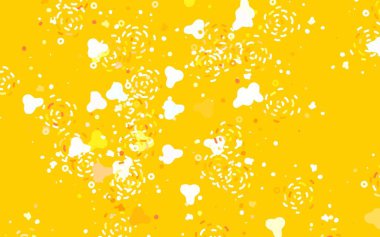 Açık yeşil, soyut şekilli kırmızı vektör arkaplan. Renkli rastgele şekillerle modern soyut illüstrasyon. Duvar kağıtları için zarif tasarım.