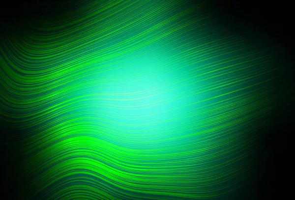 Dark Green Vector Abstract Blurred Background Completely New Colored Illustration - Stok Vektor