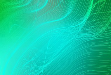 Açık yeşil vektör arkaplanı bulanıklaştırdı. Yaratıcı illüstrasyon, yarım tonlu ve eğimli. Çalışmalarınız için akıllı tasarım.