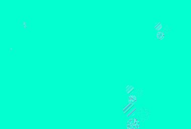 Açık yeşil, daire şekilli kırmızı vektör düzeni. Parlak renkli soyut çemberlerin olduğu bir resim. Fütürist reklamlar ve kitapçıklar için şablon.