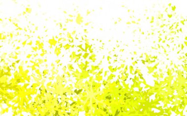 Açık yeşil, soyut şekilli sarı vektör arkaplan. Renkli rastgele şekillerle modern soyut illüstrasyon. İşiniz için en iyi akıllı tasarım.