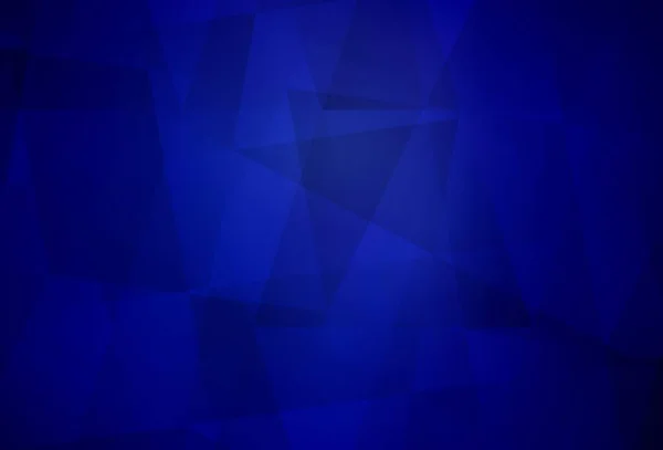 Темні Blue Векторні Градієнтні Трикутники Текстури Сучасна Абстрактна Ілюстрація Трикутниками — стоковий вектор