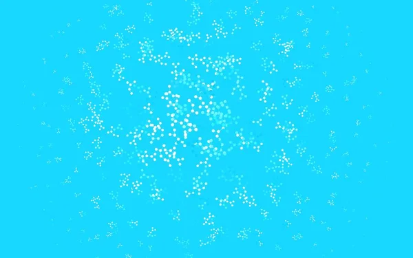 Bleu Clair Motif Vectoriel Jaune Avec Réseau Intelligence Artificielle Structure — Image vectorielle