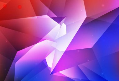 Açık mavi, kırmızı vektör soyut arkaplanda renkli bir eğimle bulanık baloncuklar oluşturdu. Bulanık dekoratif tasarım baloncuklu soyut tarzda. İniş sayfası için modern şablon.