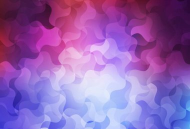 Açık mavi, kırmızı vektör çokgen arka plan. Zarif üçgenleri olan soyut çizimler. Cep telefonunun arka planının şablonu.