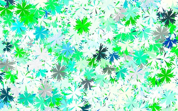 Hellgrüner Gelber Vektor Abstrakter Hintergrund Mit Bäumen Ästen Bunte Illustration — Stockvektor