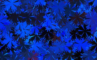 Koyu mavi, sarı vektör çiçekli doğal zemin. Beyaz arka planda eskiz karalama çiçekleri. Duvar kağıtları, boyama kitapları için desen.