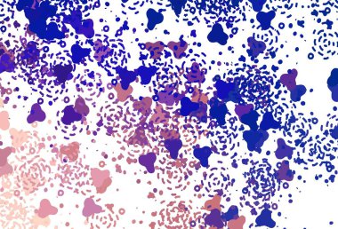 Açık mavi, Memphis şekilli sarı vektör arkaplan. Soyut gradyan şekilli basit renkli çizimler. Duvar kağıtları için zarif tasarım.