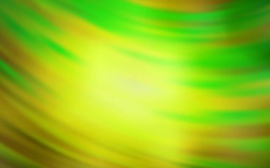Açık yeşil, sarı çizgili vektör arkaplan. Alnında çizgiler olan soyut bir çizim. Reklamınız, broşürleriniz, broşürleriniz için yeni bir doku..