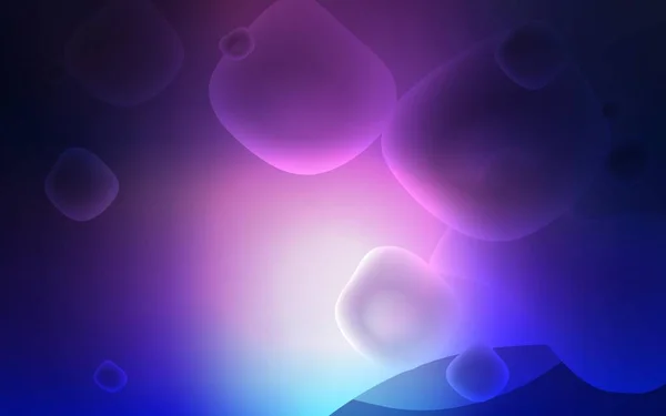 Modèle Vectoriel Rose Foncé Bleu Avec Des Formes Bulles Une — Image vectorielle
