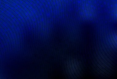 Karanlık BLUE vektörü soyut arkaplanda renkli gradyan ile bulanık baloncuklar oluşturdu. Doğa tarzında renkli baloncuklu soyut illüstrasyon. Bir kartvizit için modern tasarım.