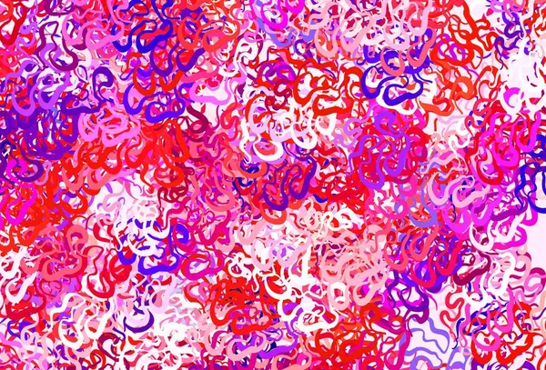 Hellblaue Rote Vektortextur Mit Abstrakten Formen Illustration Mit Farbenfrohen Verlaufsformen — Stockvektor