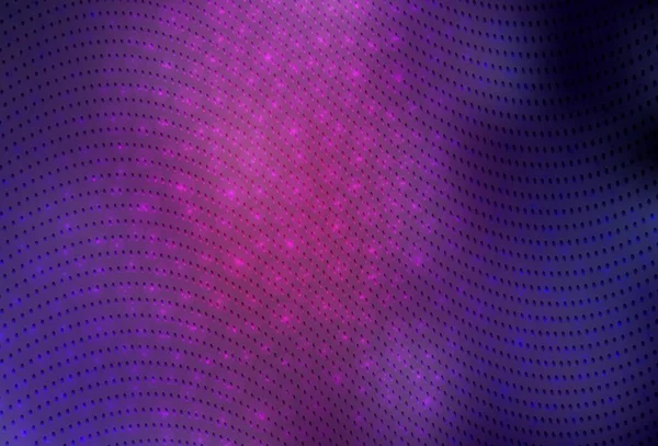 Dark Purple Vector Rosa Ilustración Abstracta Con Burbujas Colores Estilo — Vector de stock