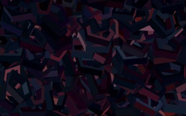 Koyu pembe vektör zemin ile altıgen yanarak bahislerin doğru. Renkli altıgenler ile arka plan bulanıklık. Tasarım için Web sitesi posterler, afişler.