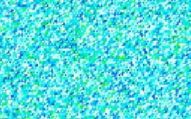 Açık mavi, dikdörtgen biçiminde yeşil vektör dokusu. Renkli dikdörtgenlerle modern soyut çizimler. Şablon bir arkaplan olarak kullanılabilir.