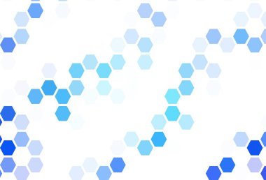 Altıgenli açık kırmızı vektör arkaplanı. Renkli altıgenli bulanık arkaplan. Web sitesi posterleri, afişler için tasarım.