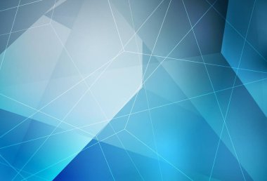 Üçgen biçiminde hafif BLUE vektör dokusu. Renkli üçgenli modern soyut illüstrasyon. İşiniz için en iyi akıllı tasarım.