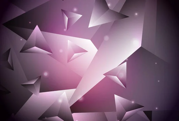 ダークピンクのベクトル多角形のパターン 多角形の形状のサンプル あなたのウェブサイトのための多角形のデザイン — ストックベクタ