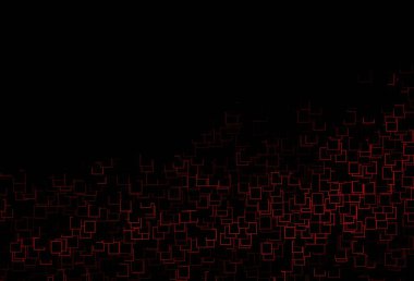 Koyu turuncu arka plan, dikdörtgenler, kareler. Dikdörtgenli soyut gradyan çizimi. İş ilanınız için akıllı tasarım.