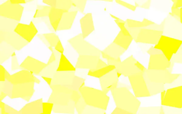 Modèle Vectoriel Vert Clair Jaune Dans Style Hexagonal Illustration Hexagones — Image vectorielle