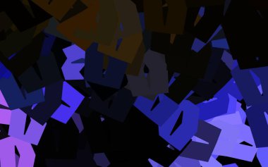 Koyu pembe, renkli altıgenli yeşil vektör dokusu. Bulanık arkaplanda renkli altıgenler. Web sitesi posterleri, afişler için tasarım.